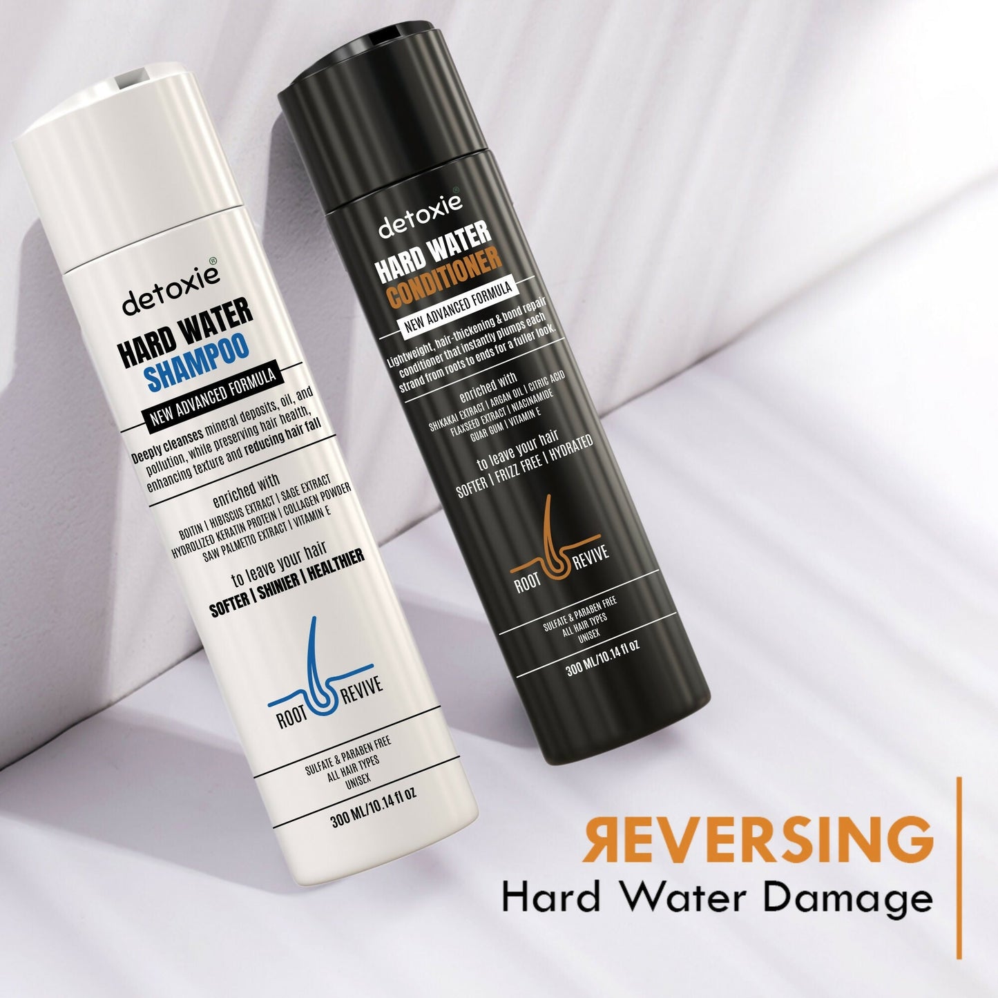 Detoxie Shampoo & Conditioner Combo - Hard Water Repair