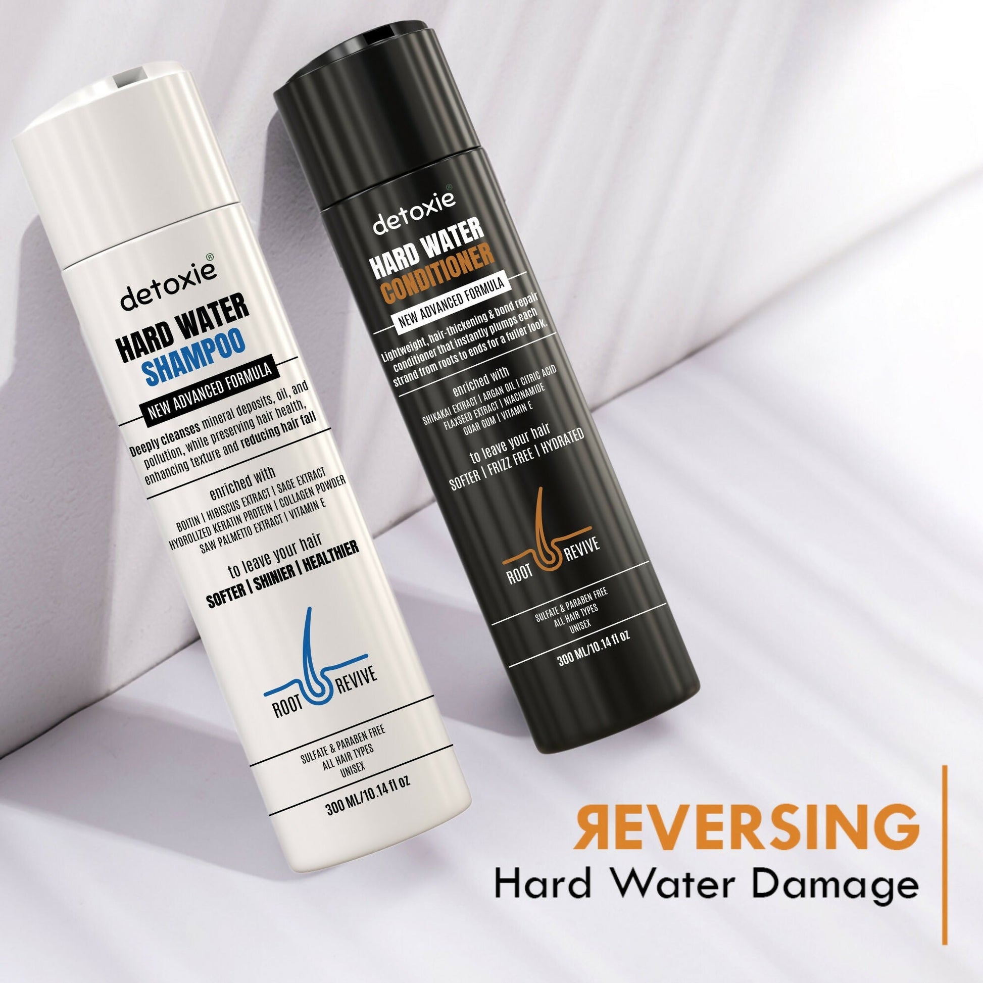 Detoxie Shampoo & Conditioner Combo - Hard Water Repair