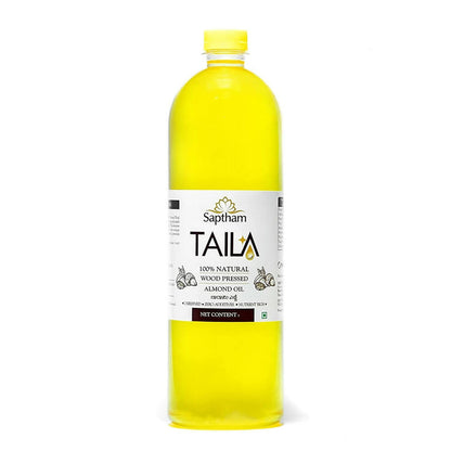 Saptham Taila 100% Wood Pressed Almond Oil