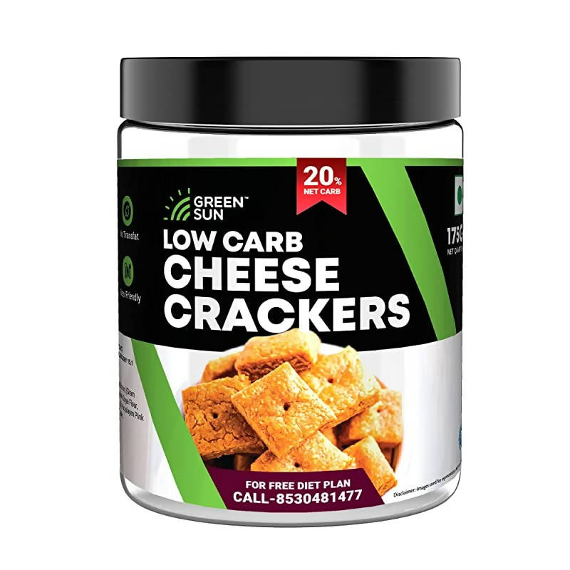 Buy Green Sun Low Carb Cheese Crackers from DrMediCart, Ship from India to USA