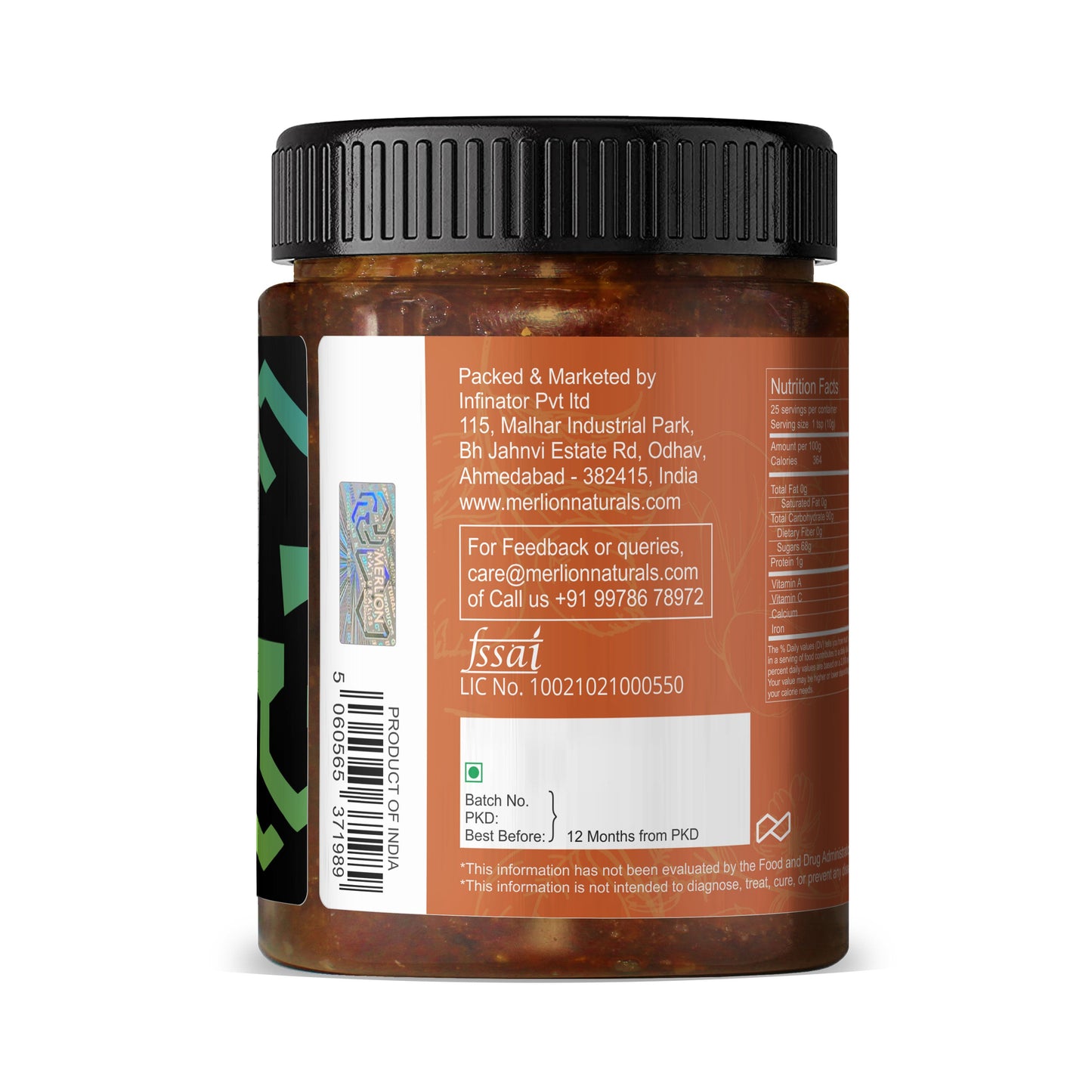 Merlion Naturals Rose Petals Jam - Gulkand
