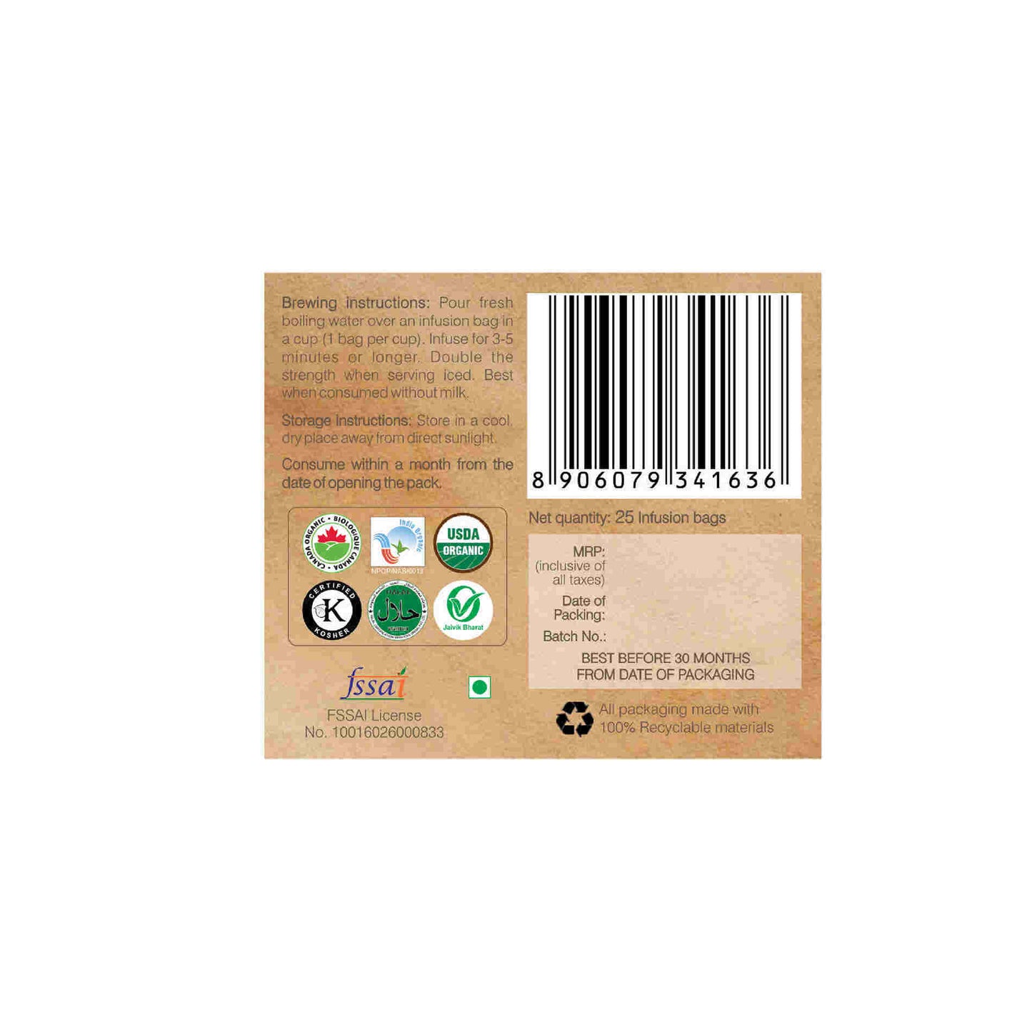 Buy Organic Wellness Gurmaar Gymnema Sylvestre Teabags from DrMediCart, Ship from India to USA