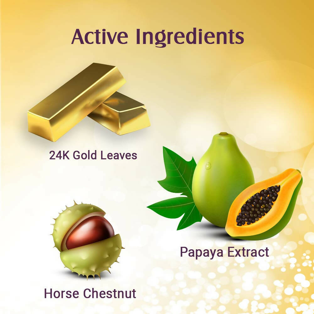 Lotus Herbals Radiant Gold Cellular Glow Facial Kit For All Skin Types