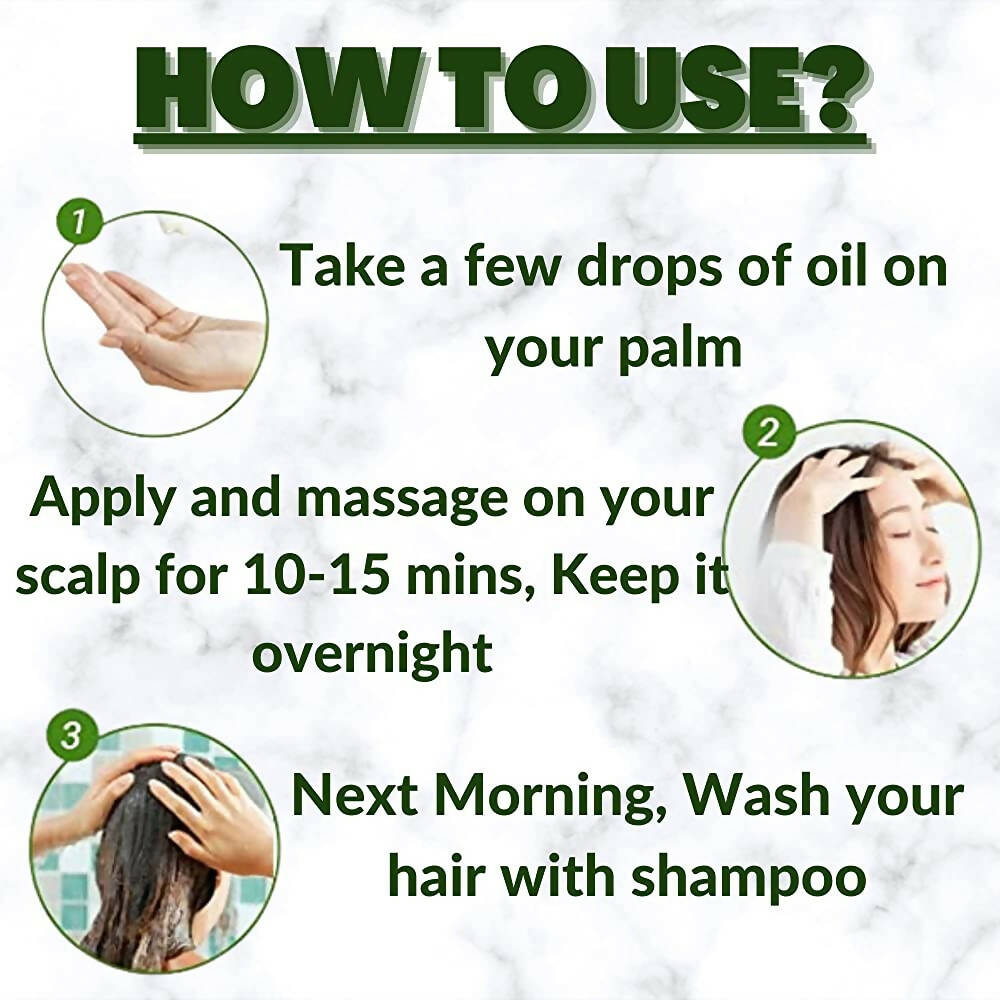 Qykkare Herbal Anti-Hairfall Shampoo & Herbal Hair Growth Oil Combo