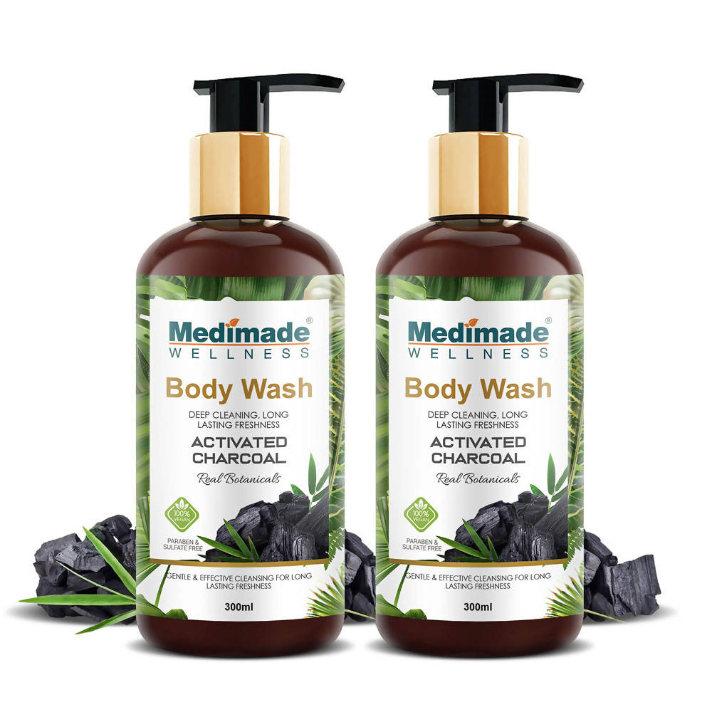 Medimade Wellness Activated Charcoal Body Wash - DrMediCart
