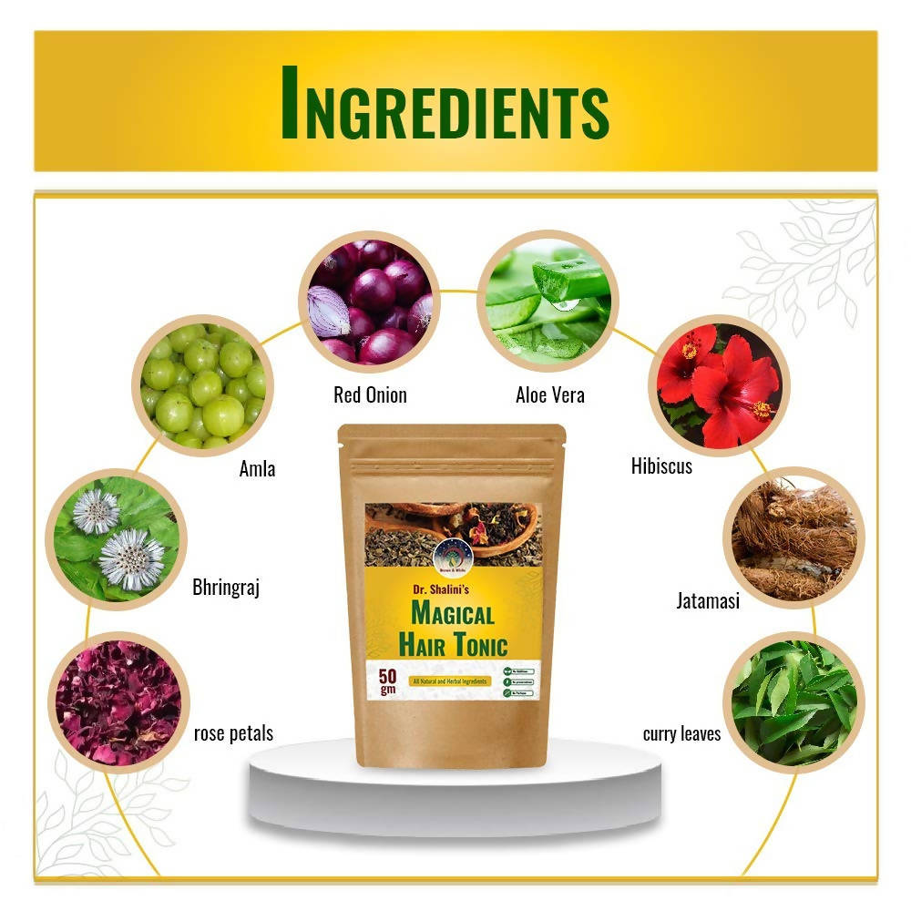Brown & White Magical Hair Tonic - DrMediCart