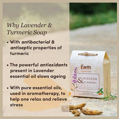 The Earth Reserve Lavender & Turmeric Infused Soap