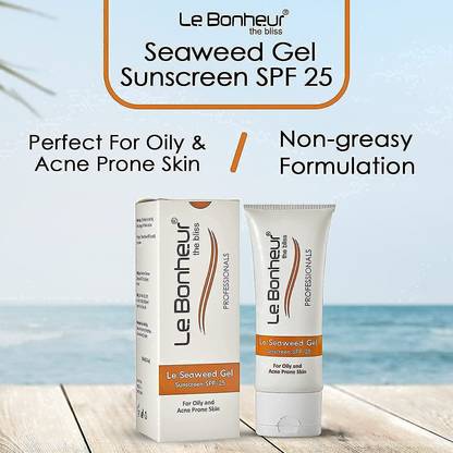 Le Bonheur Seaweed Gel Sunscreen SPF 25 For Skin Fairness