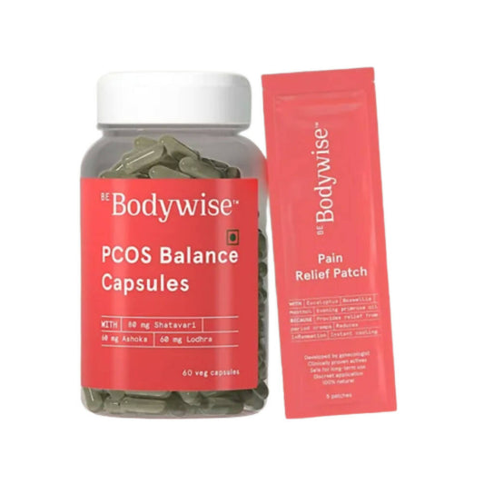 BeBodywise PCOS Balance Capsule & Period Pain Relief Patch