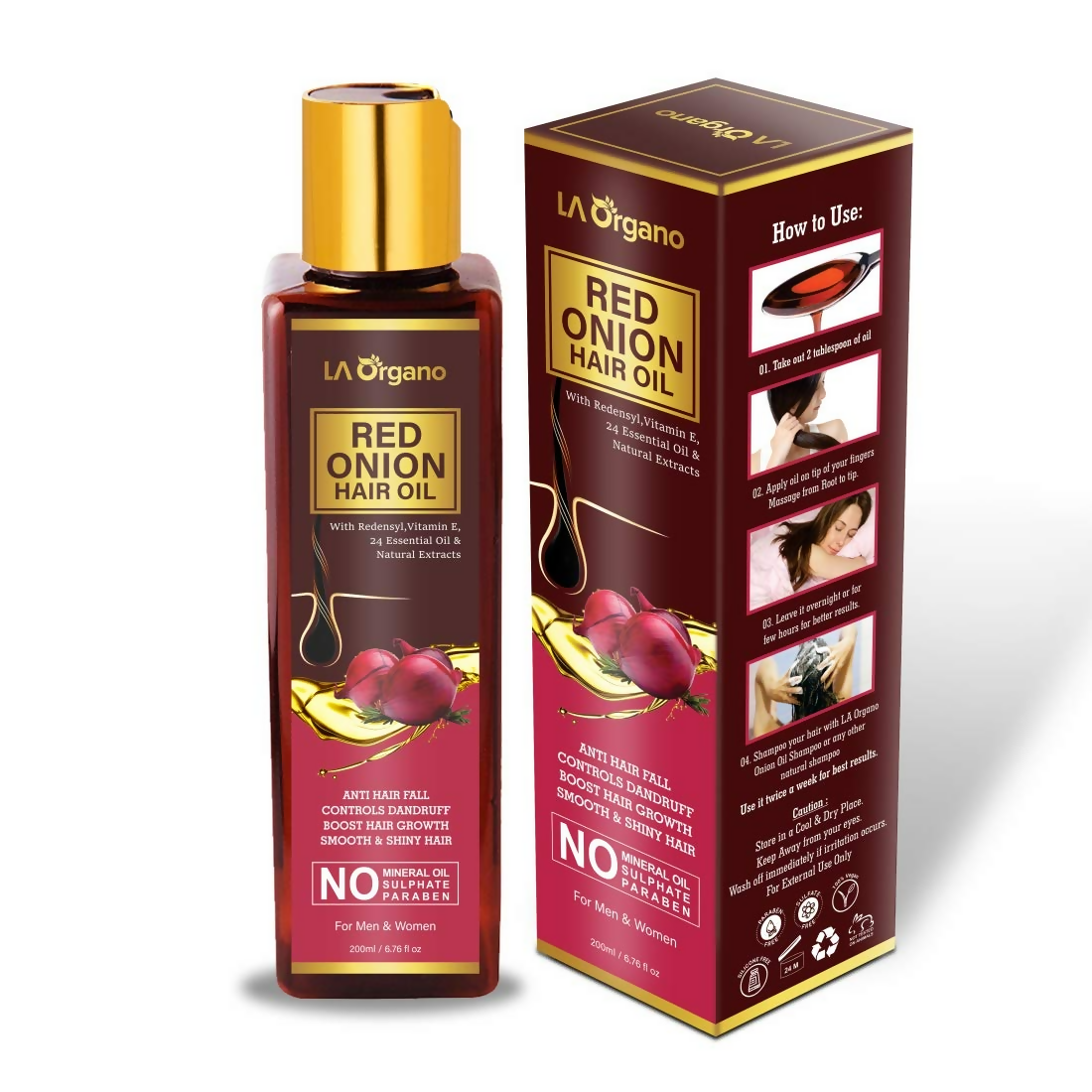 LA Organo Red Onion Hair Oil