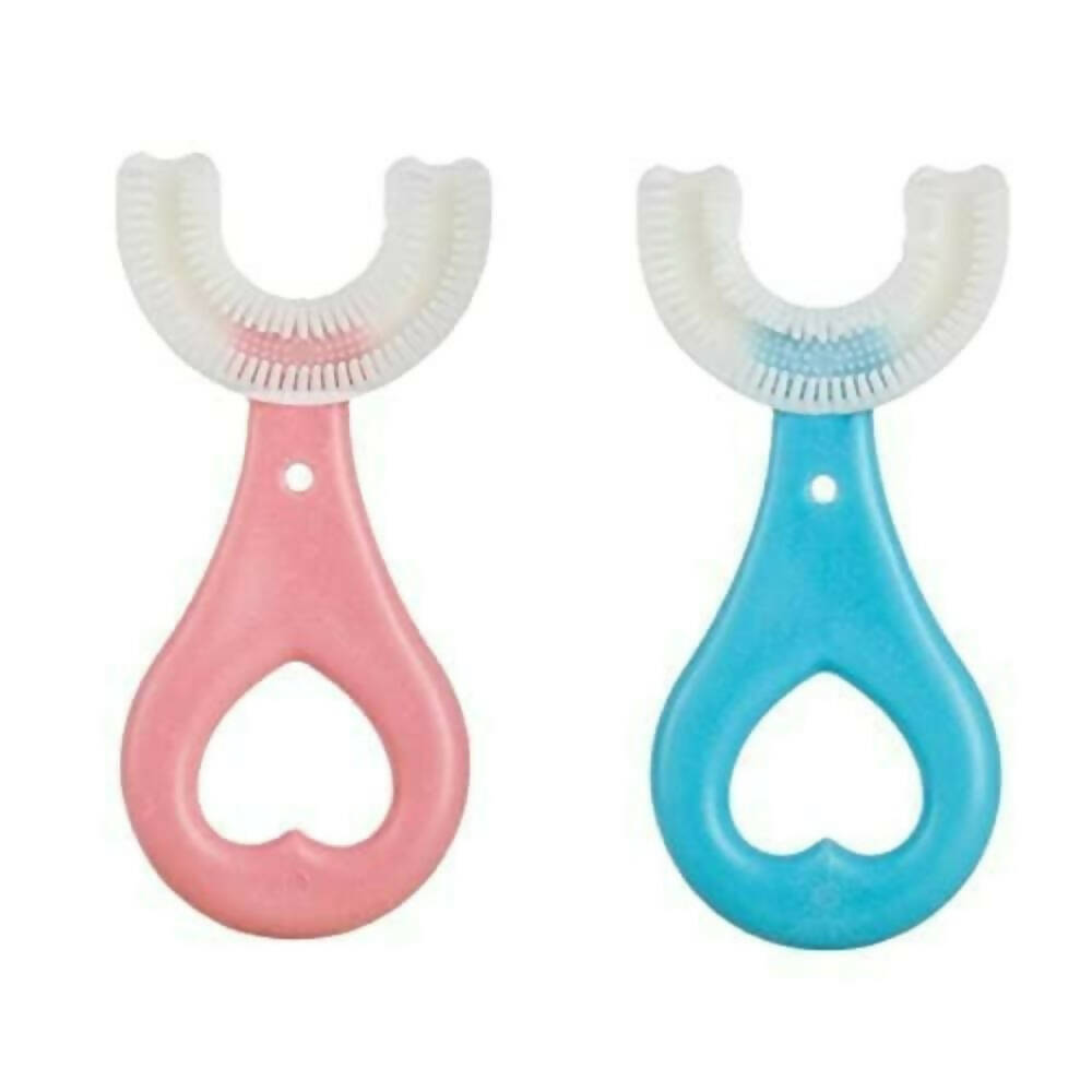 Buy LandVK's Toothbrush for Kids with U Shaped Silicone Brush from DrMediCart, Ship from India to USA