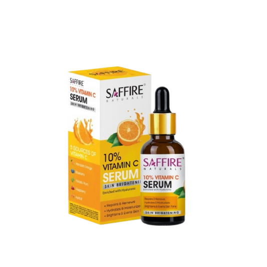 Saffire Naturals 10% Vitamin C Serum Enriched With Hyaluronic