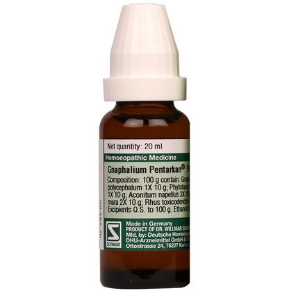 Dr. Willmar Schwabe Germany Gnaphalium Pentarkan Ptk. 49 Drops