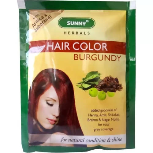 Buy Bakson's Sunny Herbals Hair Color Burgundy from DrMediCart, Ship from India to USA