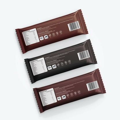 Miduty by Palak Notes Protein Bars Combo (Belgium Chocolate, Arabica Coffee and Cranberry)