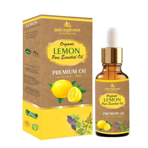 Deep Ayurveda Lemon Pure Essential Oil - DrMediCart