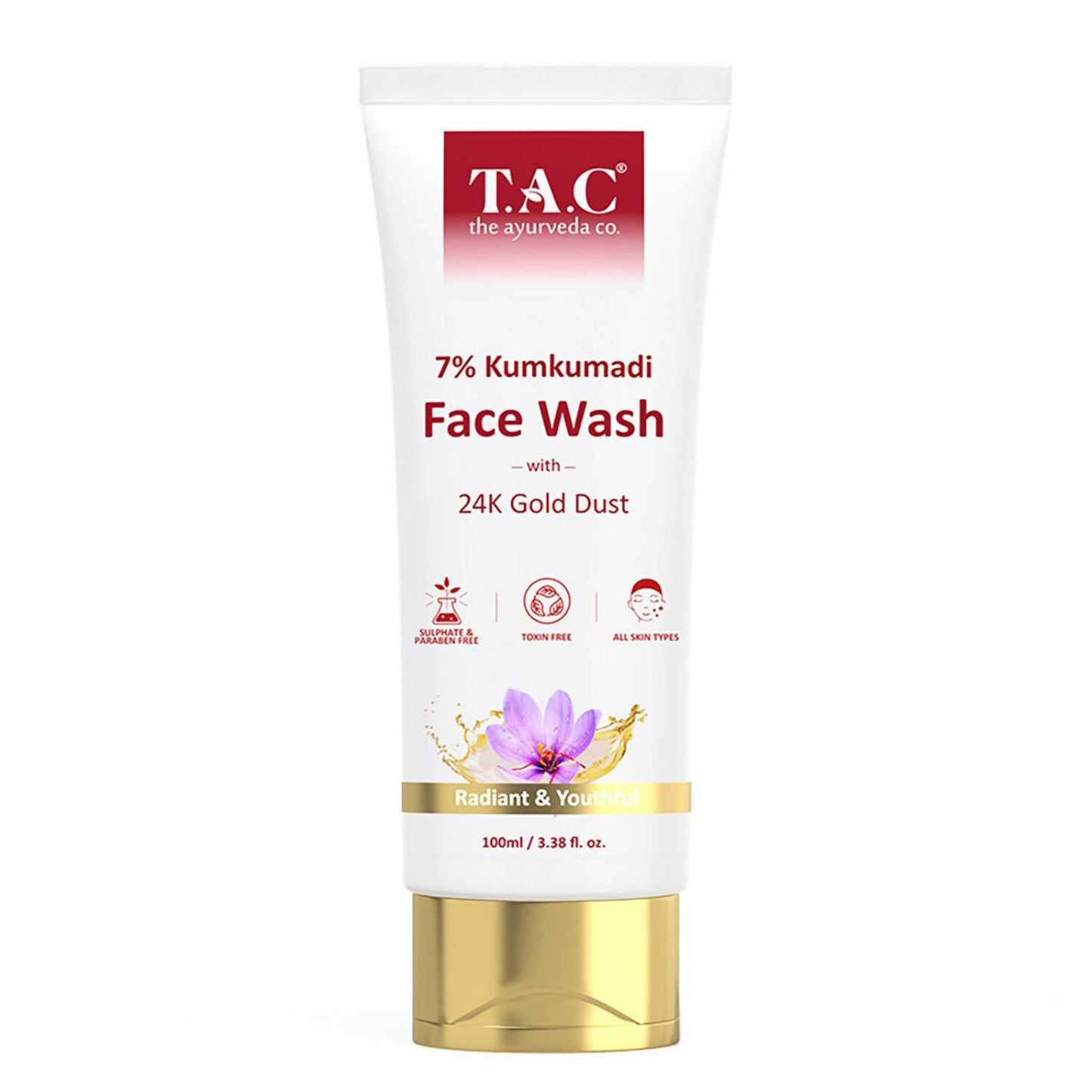 TAC - The Ayurveda Co. 7% Kumkumadi Face Wash for Glowing Skin