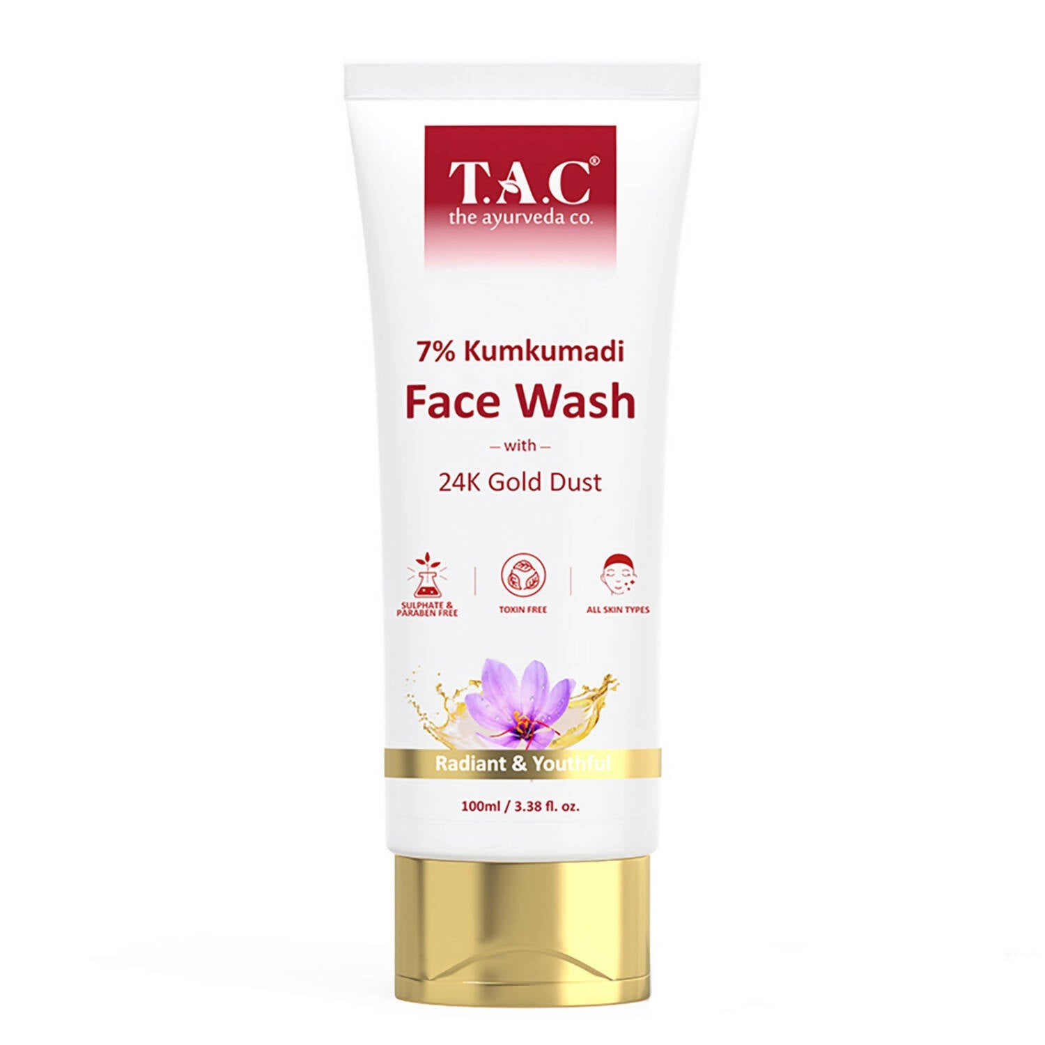 TAC - The Ayurveda Co. 7% Kumkumadi Face Wash for Glowing Skin