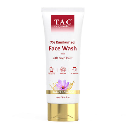 TAC - The Ayurveda Co. 7% Kumkumadi Face Wash for Glowing Skin