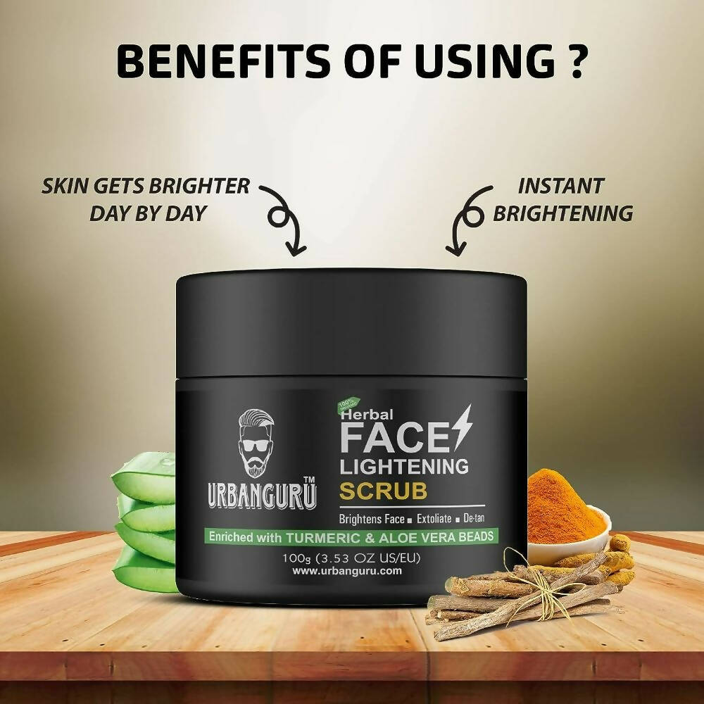 Urbanguru Herbal Face Lightening Scrub