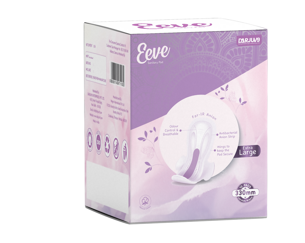 Herbs & Hills Eeve Anion Sanitary Napkin Extra Large