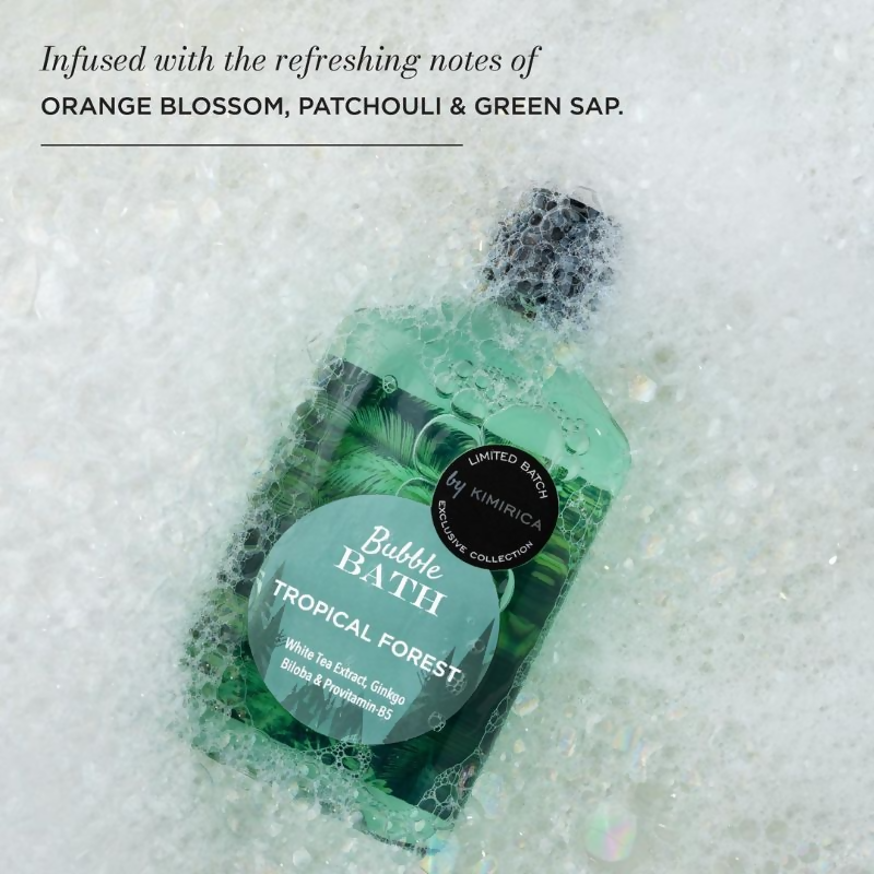 Kimirica Tropical Forest Bubble Bath For Soothing Exotic Bath