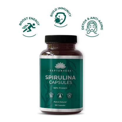 Saptamveda Spirulina Capsules