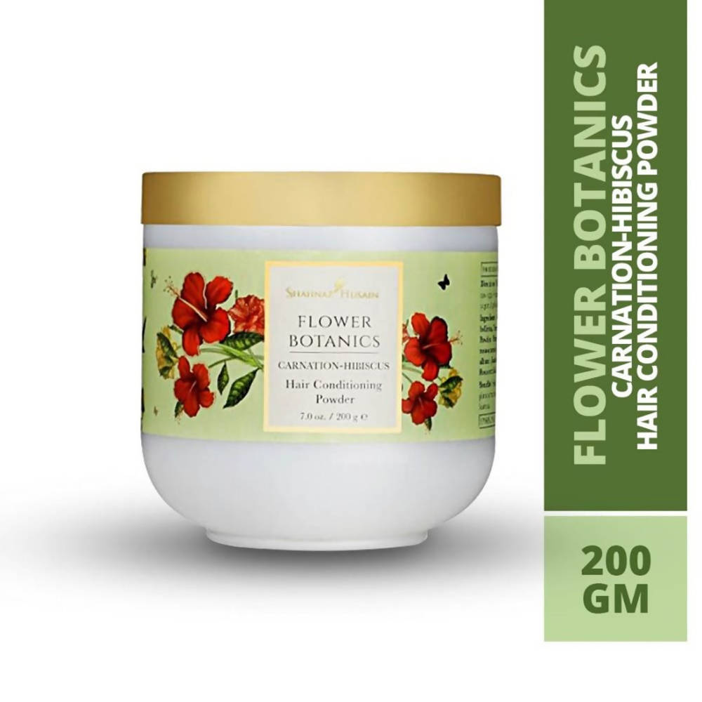 Shahnaz Husain Flower Botanics Carnation-Hibiscus Hair Conditioning Powder 200 gm