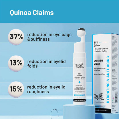 Chemist At Play Hydrating & Anti-Aging Under Eye Cream For Dark Circles Removal & Wrinkles