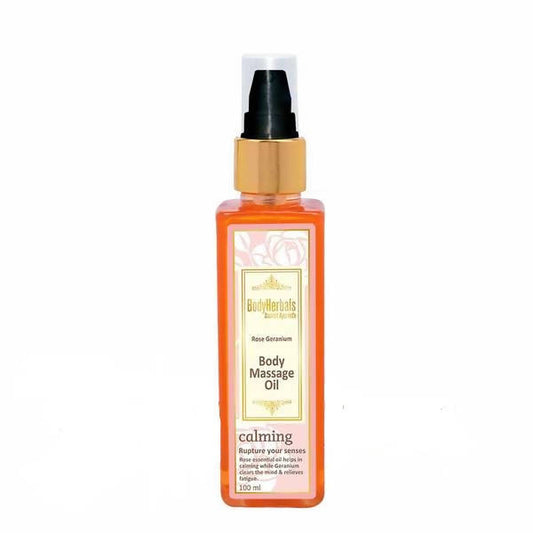 Buy Bodyherbals Calming Rose & Geranium Body Massage Oil from DrMediCart, Ship from India to USA