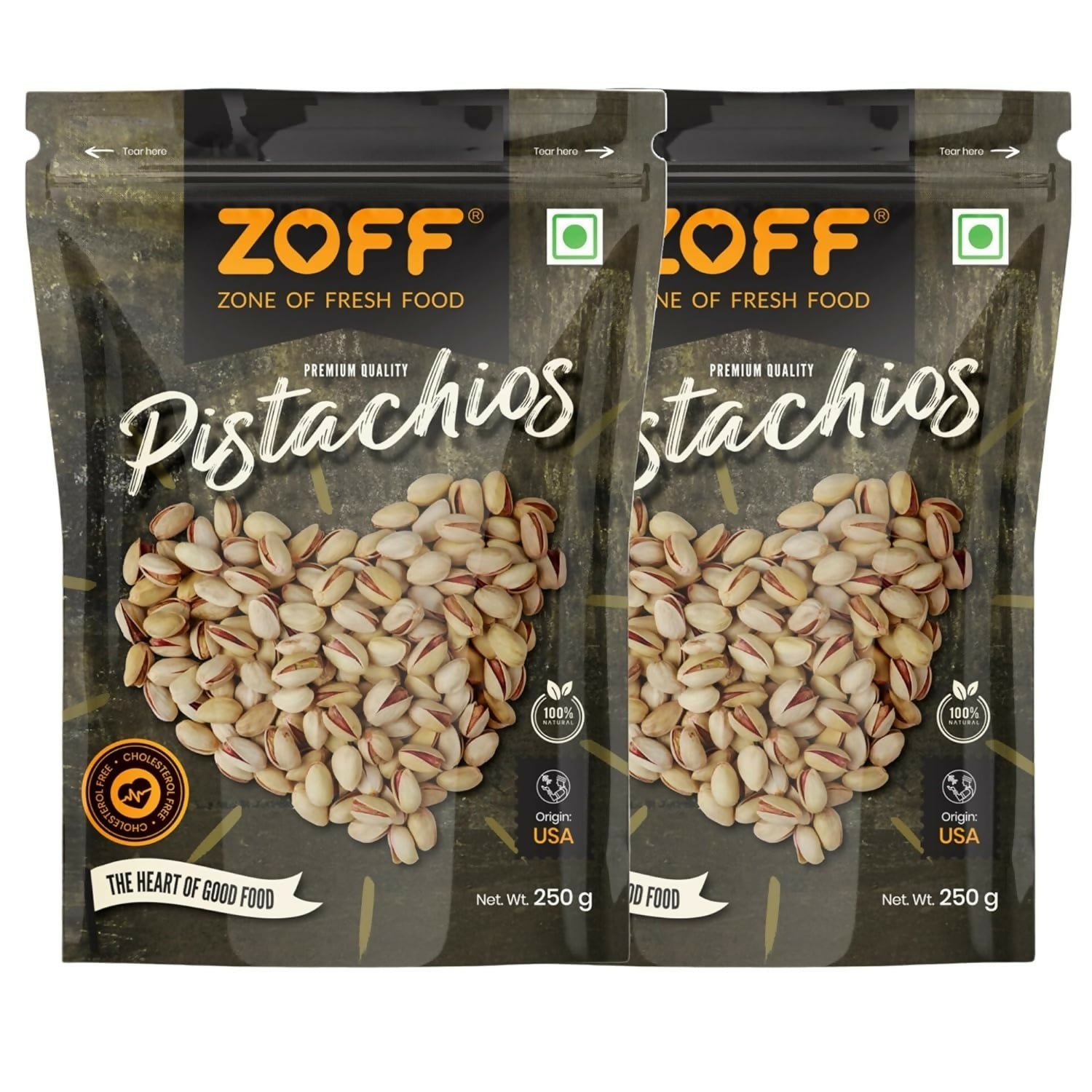 Buy Zoff Roasted & Salted Pistachios from DrMediCart, Ship from India to USA
