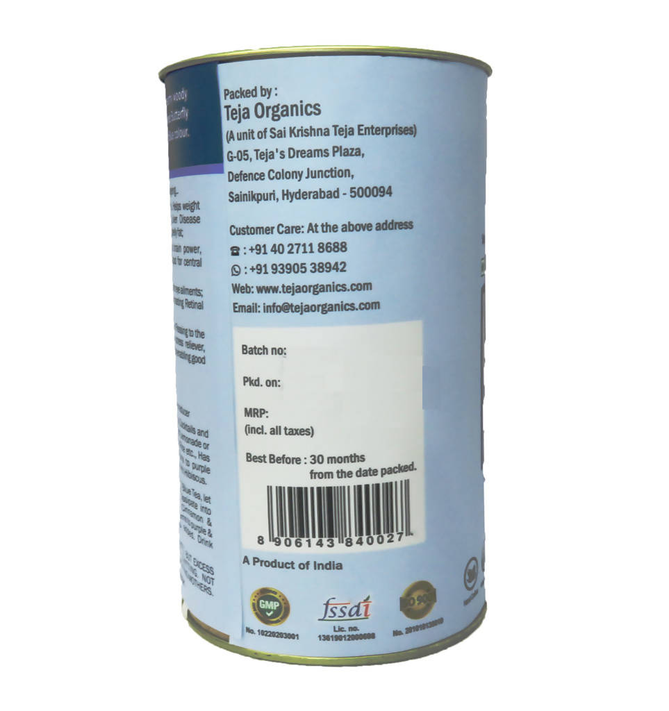 Teja Organics Blue Tea - Drmedicart