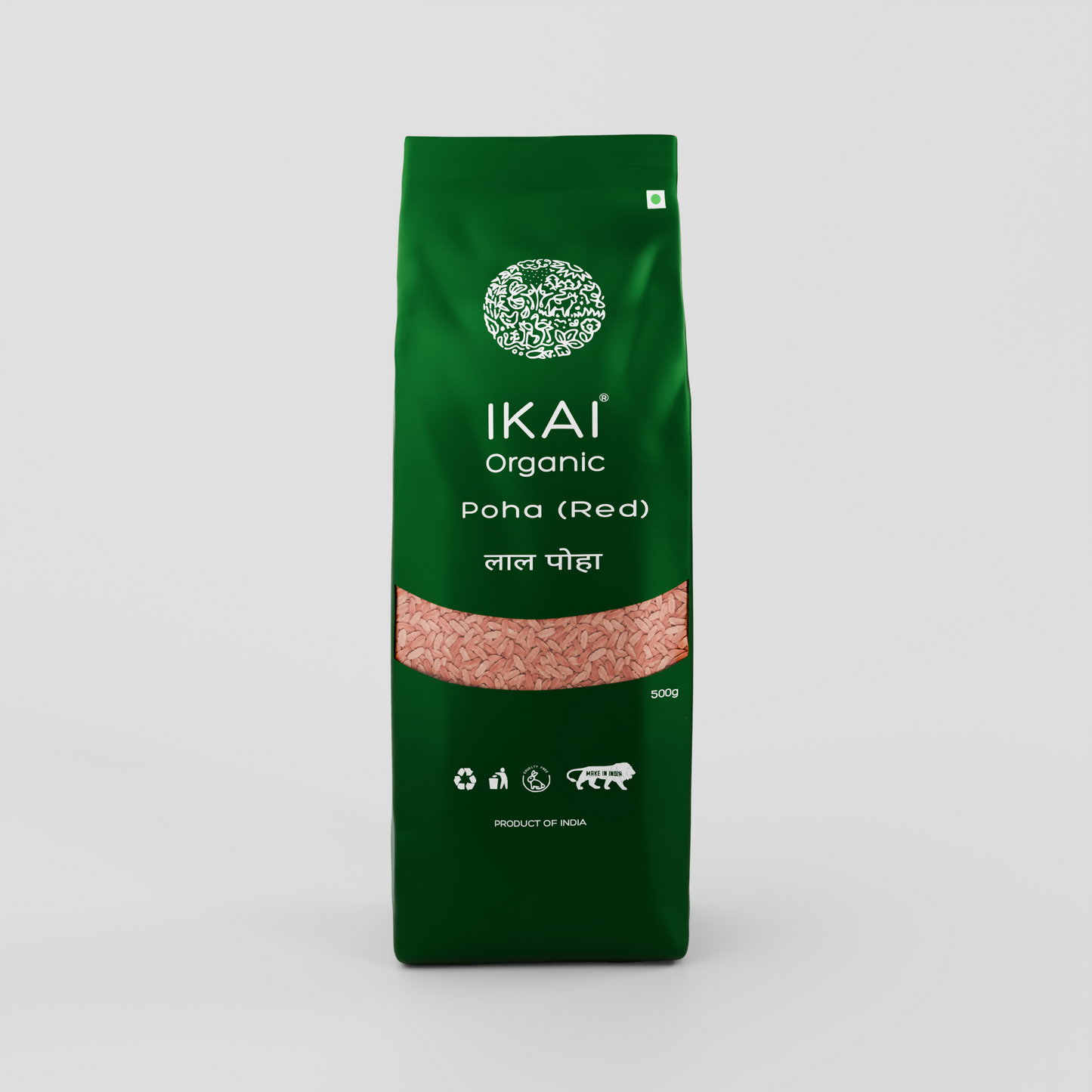 IKAI Organic Poha (Red) ,Chivda