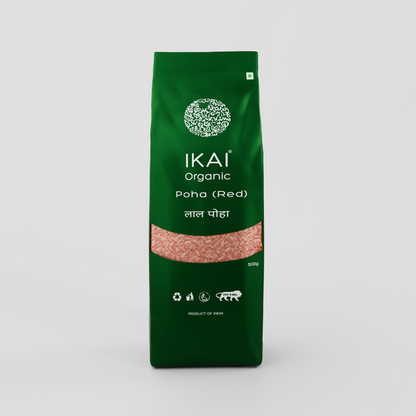 IKAI Organic Poha (Red) ,Chivda