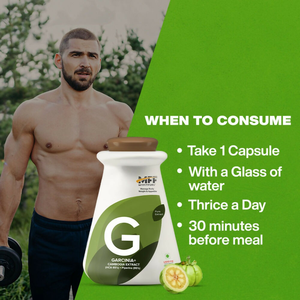 MyFitFuel Garcinia+ Cambogia Extract + Piperine Capsules