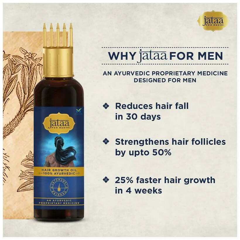 Marico Jataa for Men 100% Ayurvedic Hair Growth Oil - DrMediCart