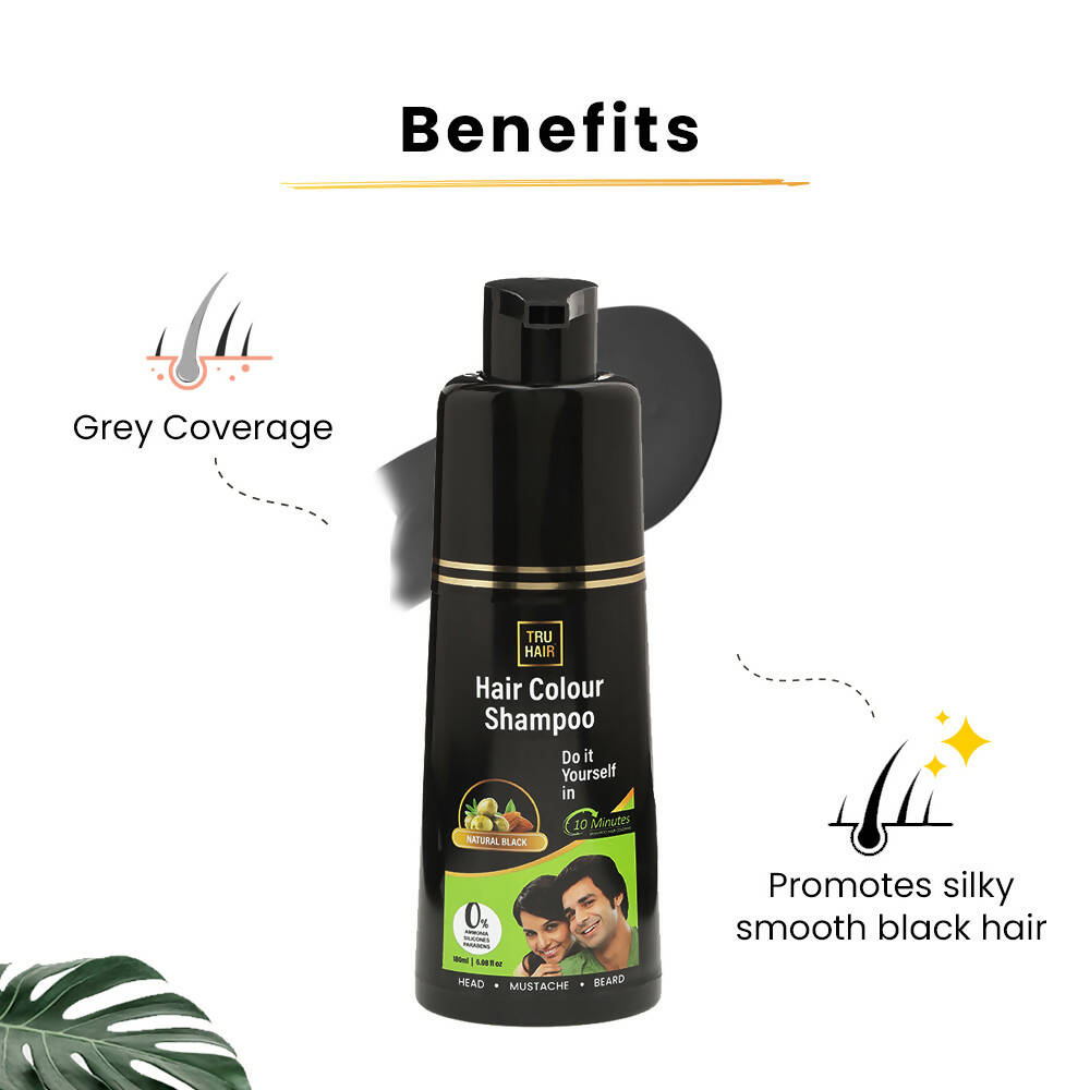 Tru Hair & Skin Black Colour Shampoo - Drmedicart