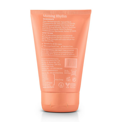 Oteria Premium Clear Skin Face Wash Infused With White Tea Extracts For Glowing And Brightening Skin