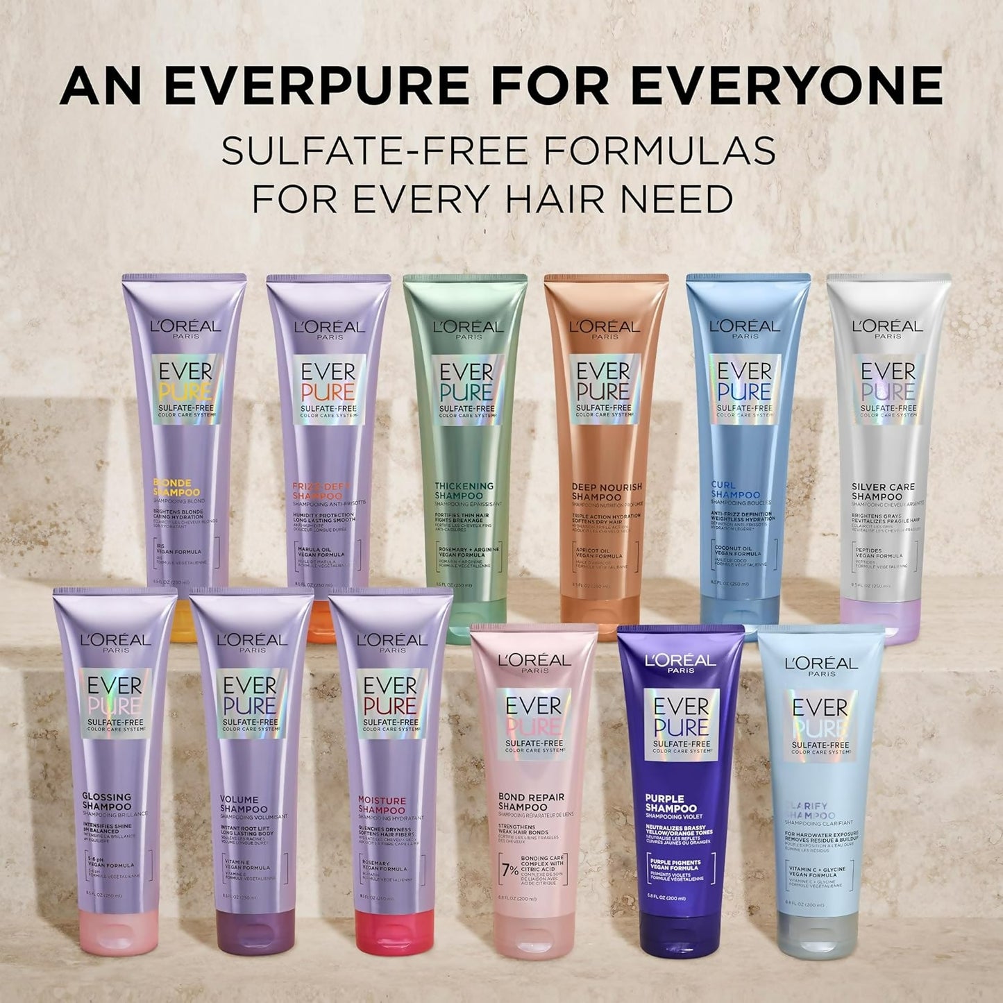 L'Oreal Paris Sulfate Free Moisture Shampoo (Evercreme Moisture Care Deep Nourish)