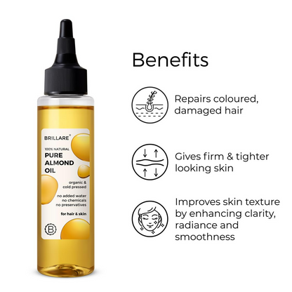 Brillare 100% Natural Pure Almond Oil