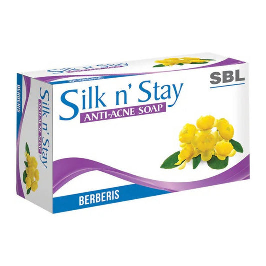 Buy SBL Homeopathy Silk N Stay Anti Acne Berberis Soap from DrMediCart, Ship from India to USA