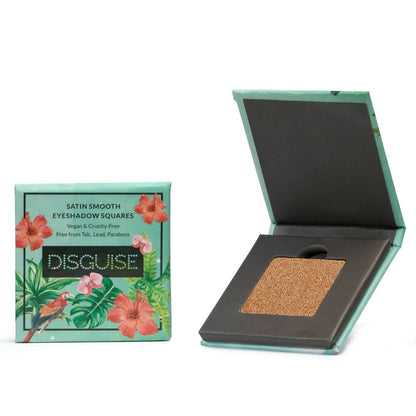 Disguise Satin Smooth Eyeshadow Squares - Shimmer Gold Caramel 203