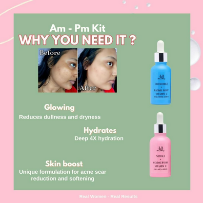 House of Beauty Am + Pm Pack - Collagen + Hyaluronic Serum