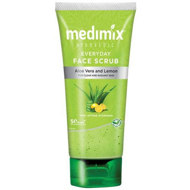 Medimix Ayurvedic Everyday Face Scrub with Aloe Vera & Lemon - DrMediCart