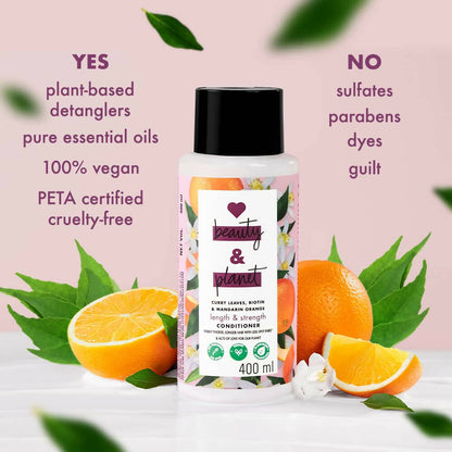 Love Beauty And Planet Curry Leaves, Biotin & Mandarin Paraben Free Conditioner