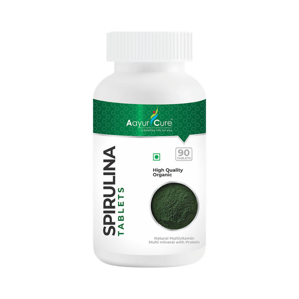 Buy Aayur Cure Spirulina Tablets from DrMediCart, Ship from India to USA