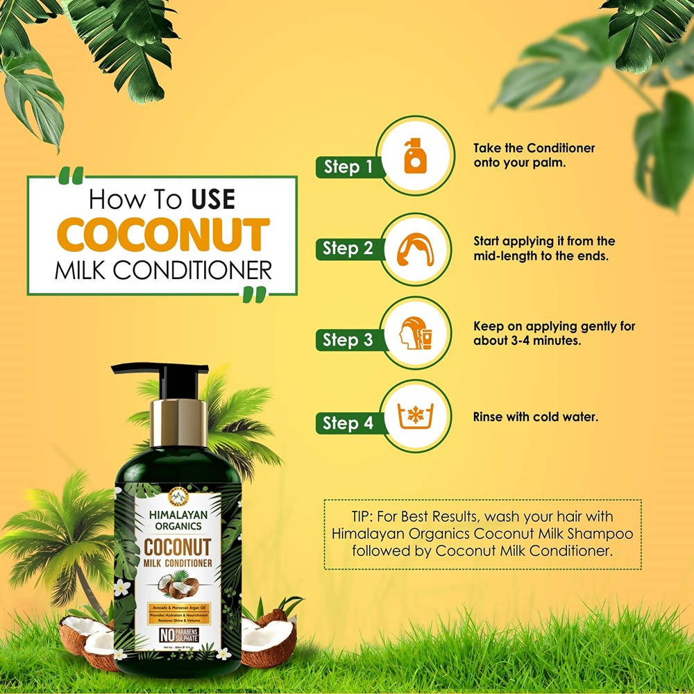 Himalayan Organics Coconut Milk Conditioner - DrMediCart