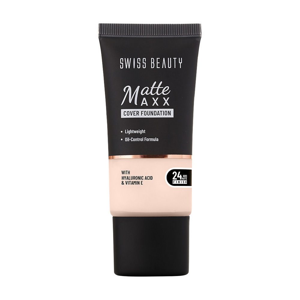 Swiss Beauty Matte Maxx Cover Foundation - 1 Fair Warm