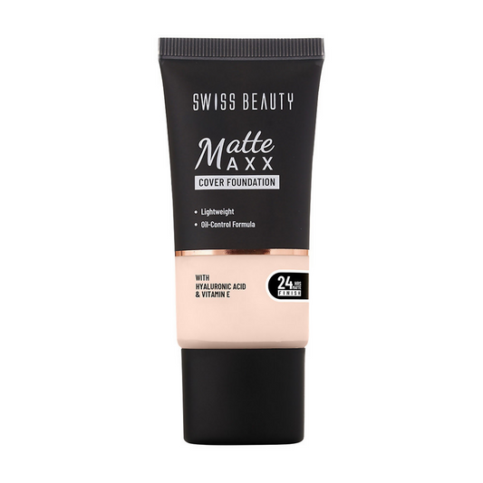 Swiss Beauty Matte Maxx Cover Foundation - 1 Fair Warm