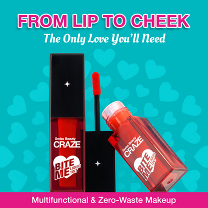 Swiss Beauty Craze Bite Me Liquid Tint - 1 Juicy Peach